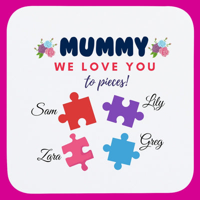 Personalised mummy coaster