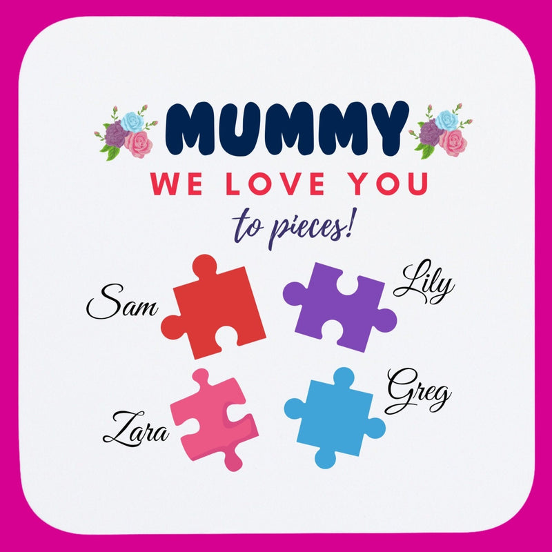 Personalised mummy coaster