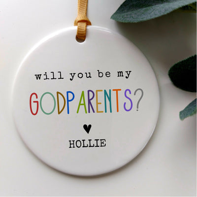 Personalised Ornament Gift for Godmother