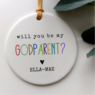 Personalised Ornament Gift for Godmother