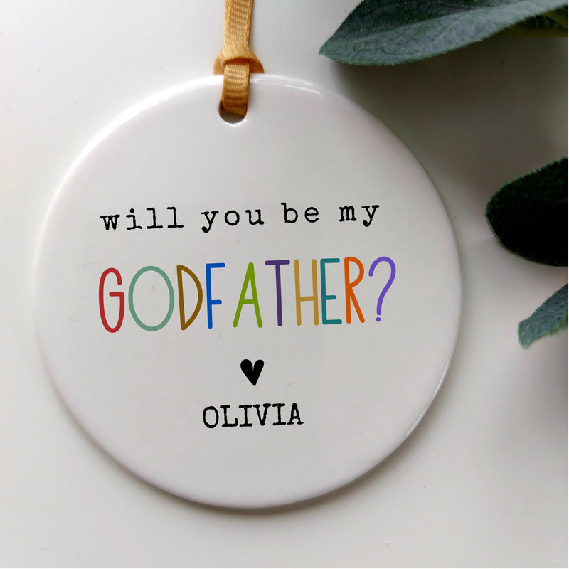 Personalised Ornament Gift for Godmother