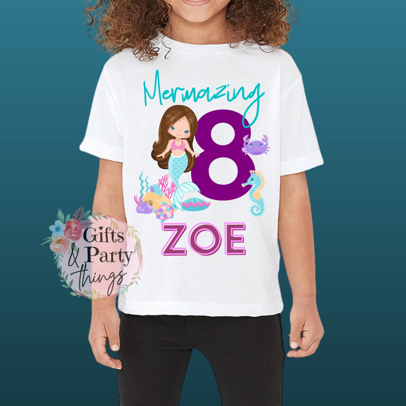 Personalised Mermaid T-shirt