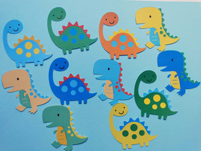 Cute dinosaur cupcake toppers