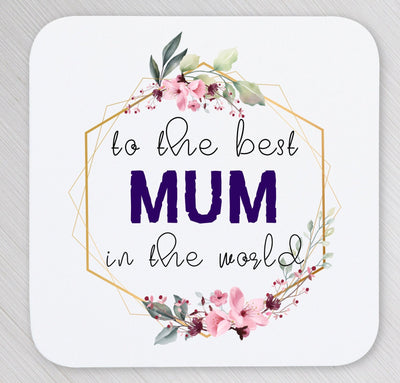 Personalised Floral Mug Gift for Mum