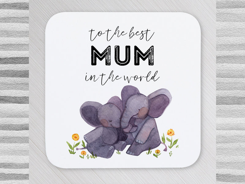 Personalised Elephants Mug Gift for Mum