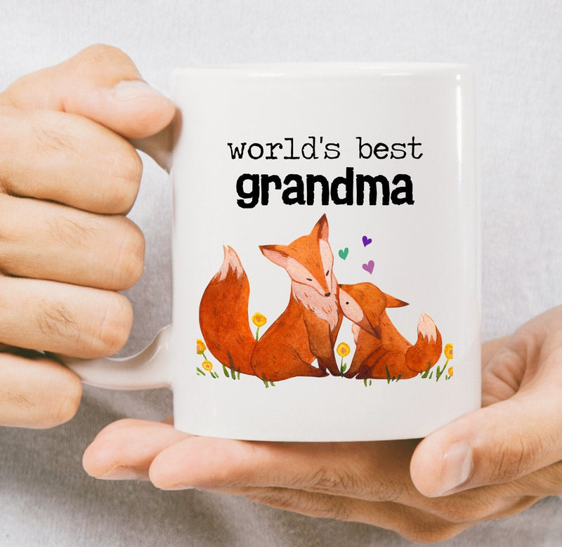 World Best Grandma Fox Mug