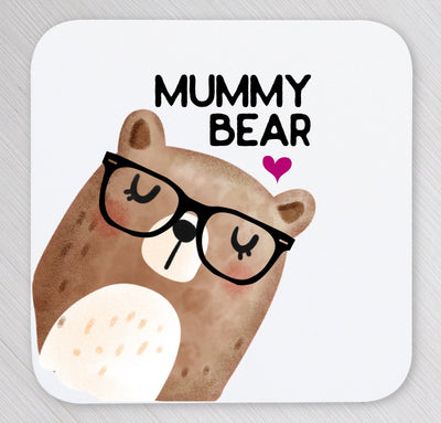 mummy bear coaster