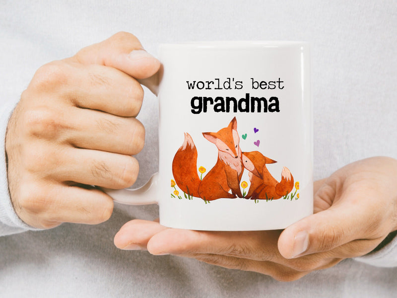 World Best Grandma Fox Mug