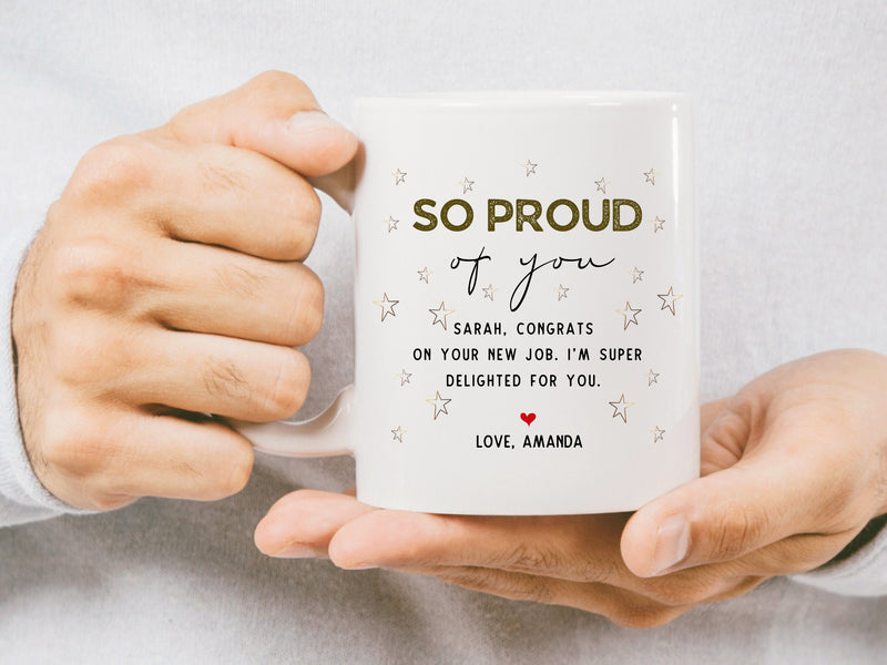 Personalised Congrats & So Proud of You Mug Gift