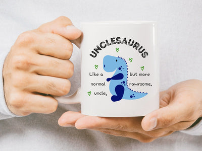 Unclesaurus Dinosaur Mug Gift for Uncle