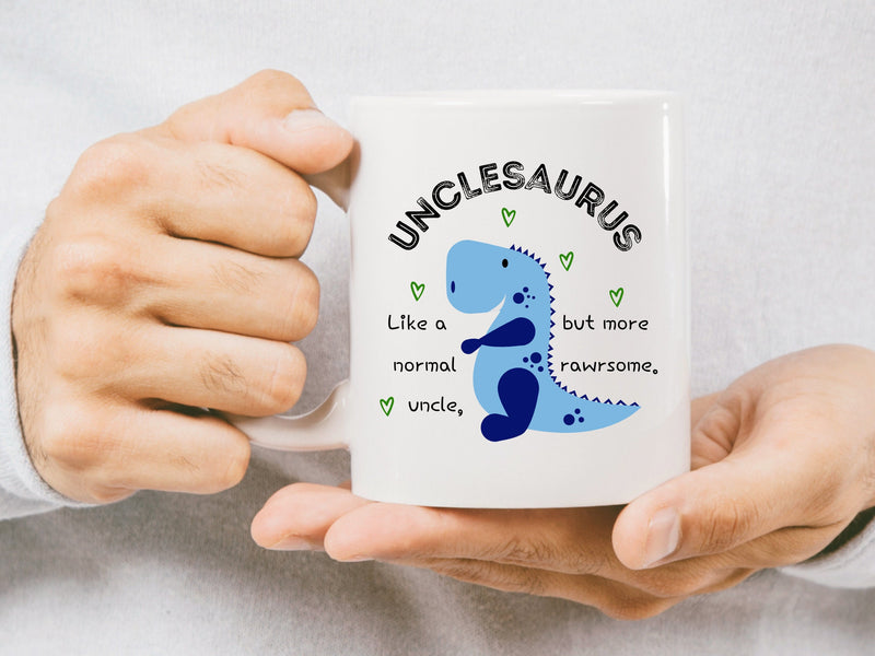 Unclesaurus Dinosaur Mug Gift for Uncle