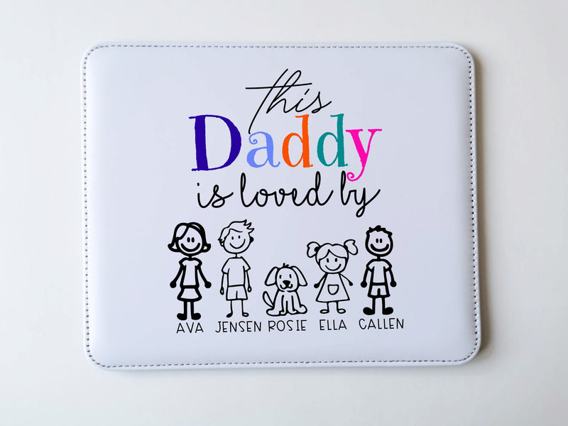 Personalised Mouse Pad Gift for Dad