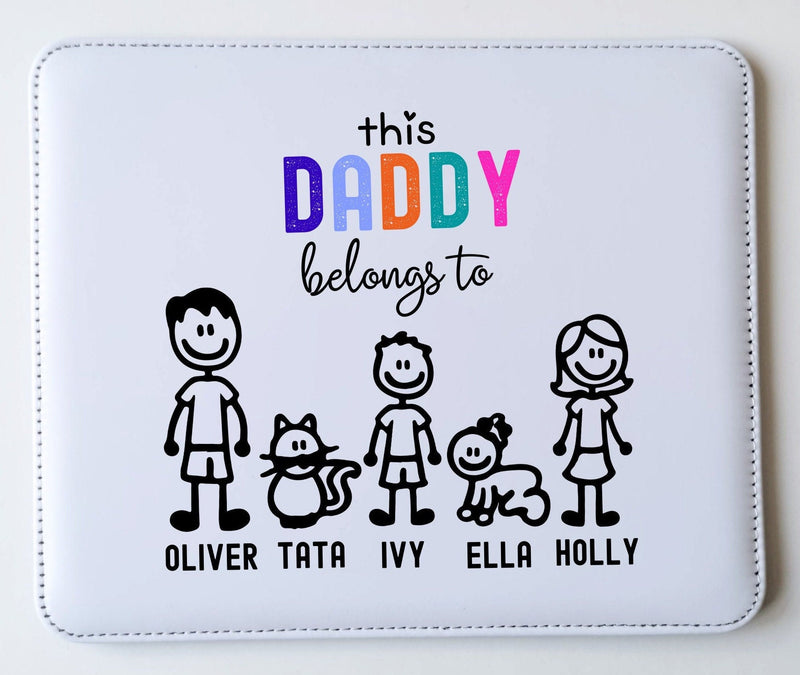 Personalised Mouse Pad Gift for Dad