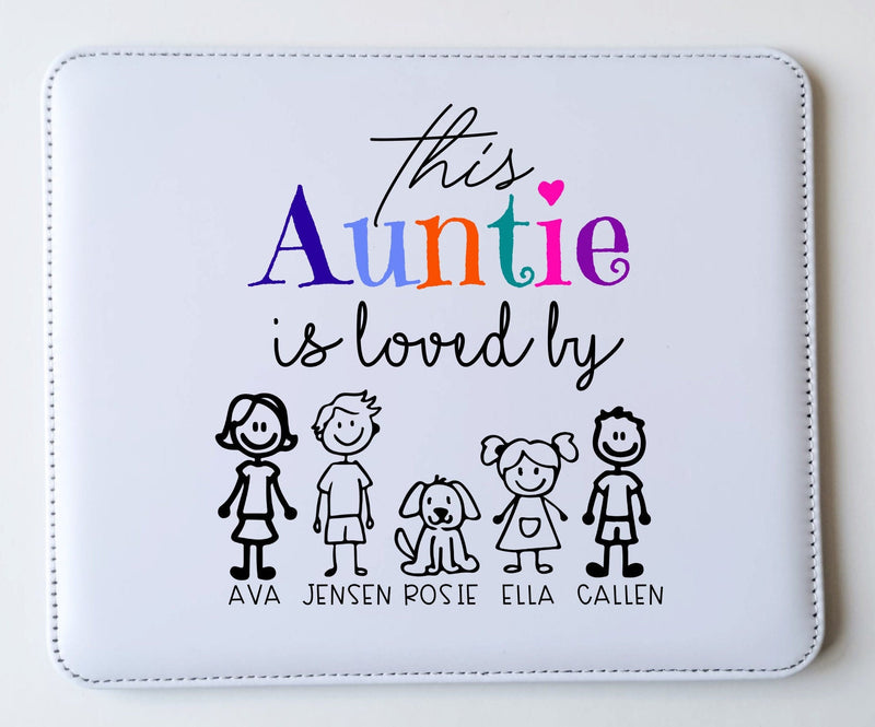 Personalised Mouse Pad Gift for Auntie