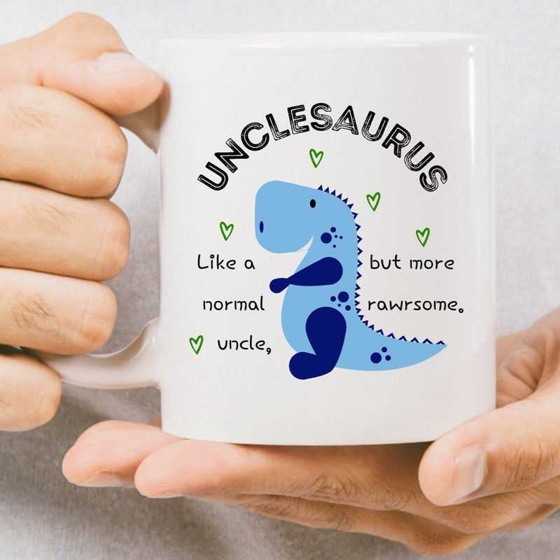 Unclesaurus Dinosaur Mug Gift for Uncle