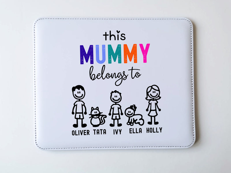 Personalised Mouse Pad Gift for Mum