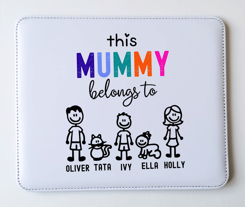 Personalised Mouse Pad Gift for Mum