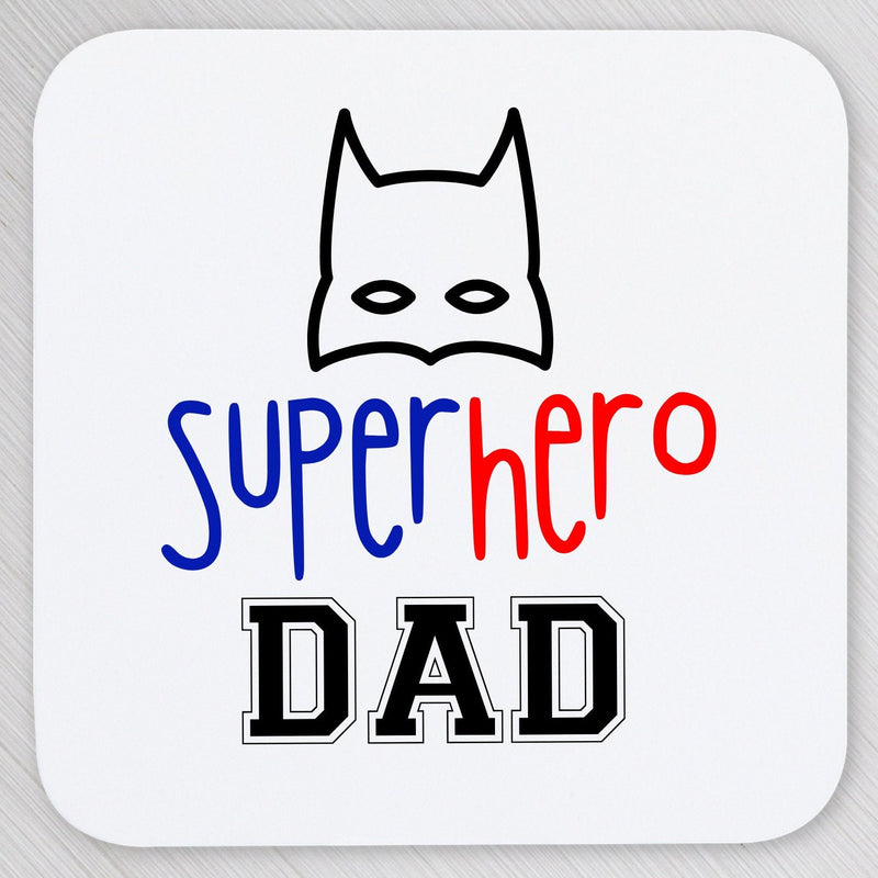 personalised superhero coaster for dad