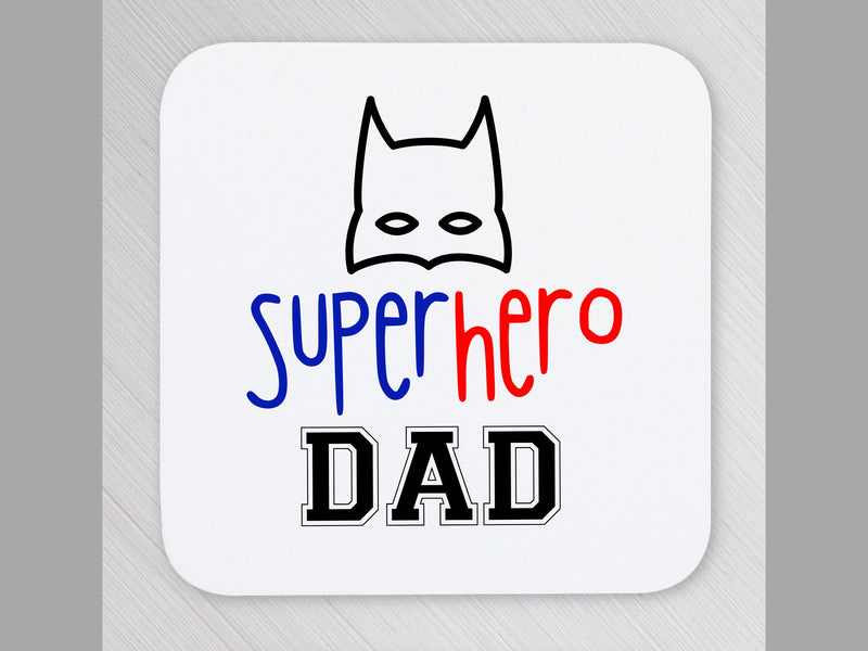 Superhero Coaster Gift for Dad