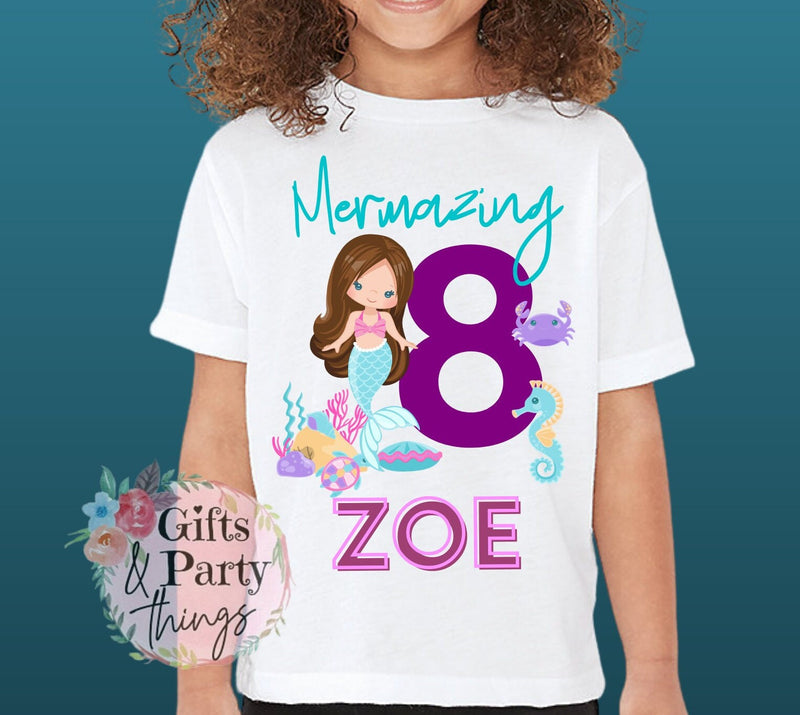 Personalised Mermaid T-shirt