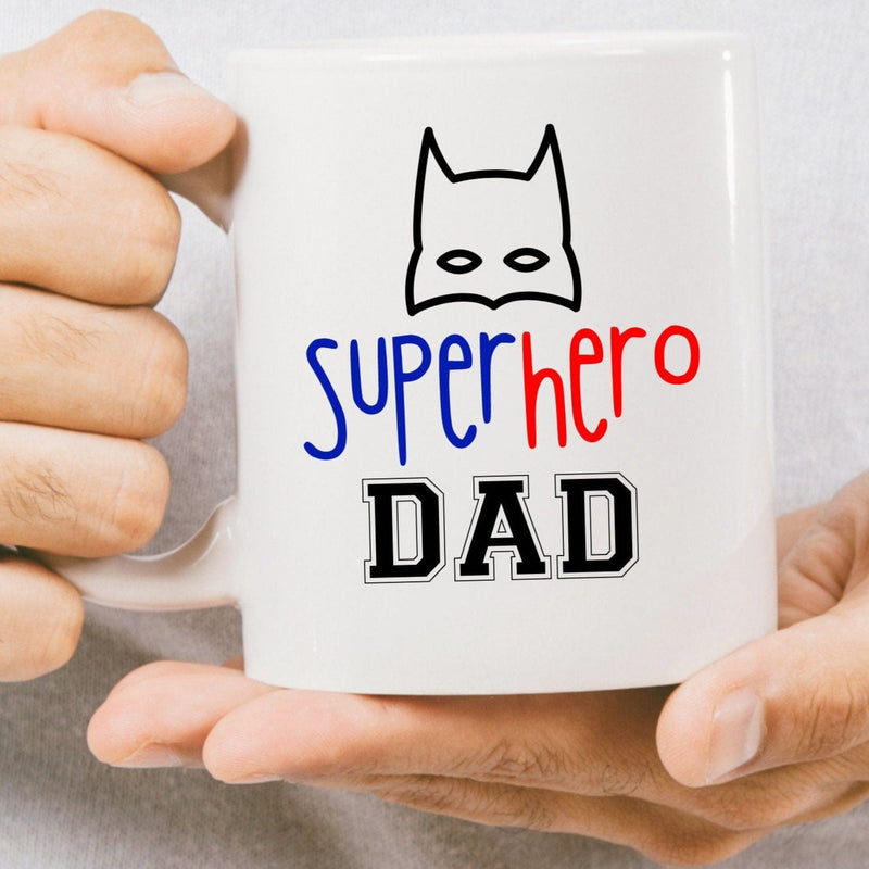 Superhero Mug Gift for Dad