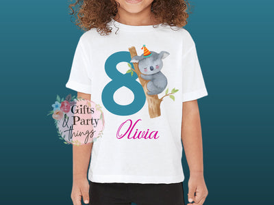 Personalised Koala Birthday T-shirt