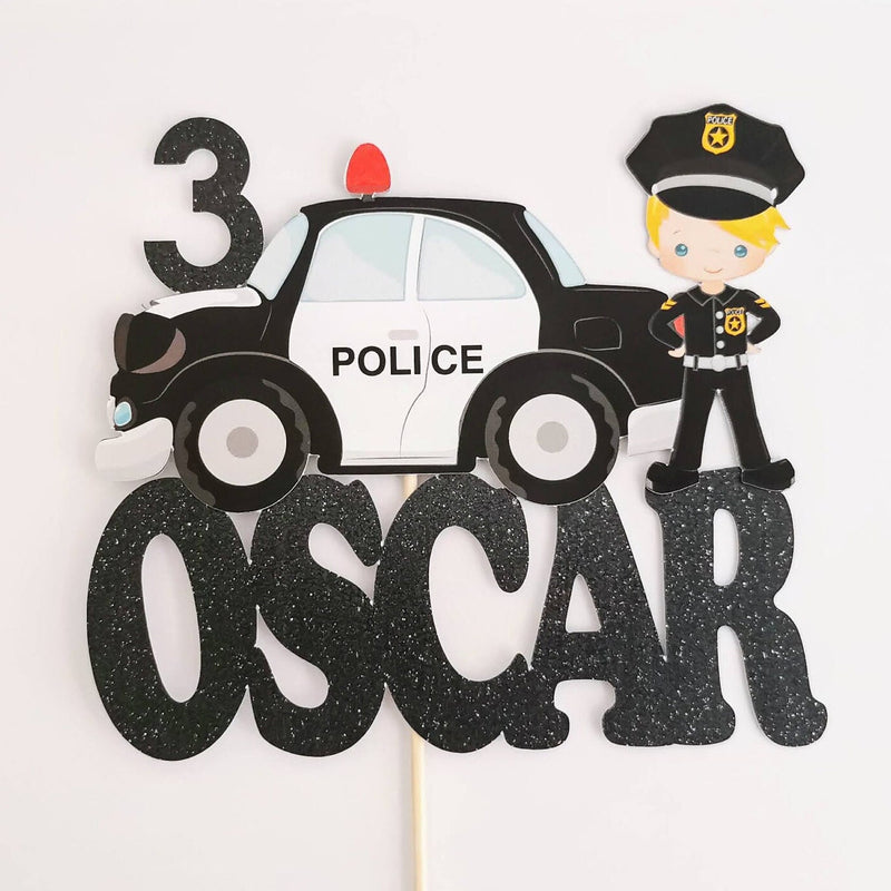 Personalised Police Cake topper