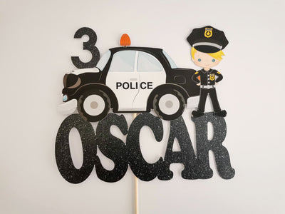 Personalised Policeman Cake topper