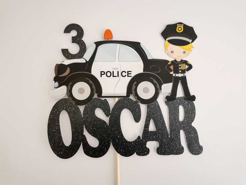 Personalised Police Cake topper